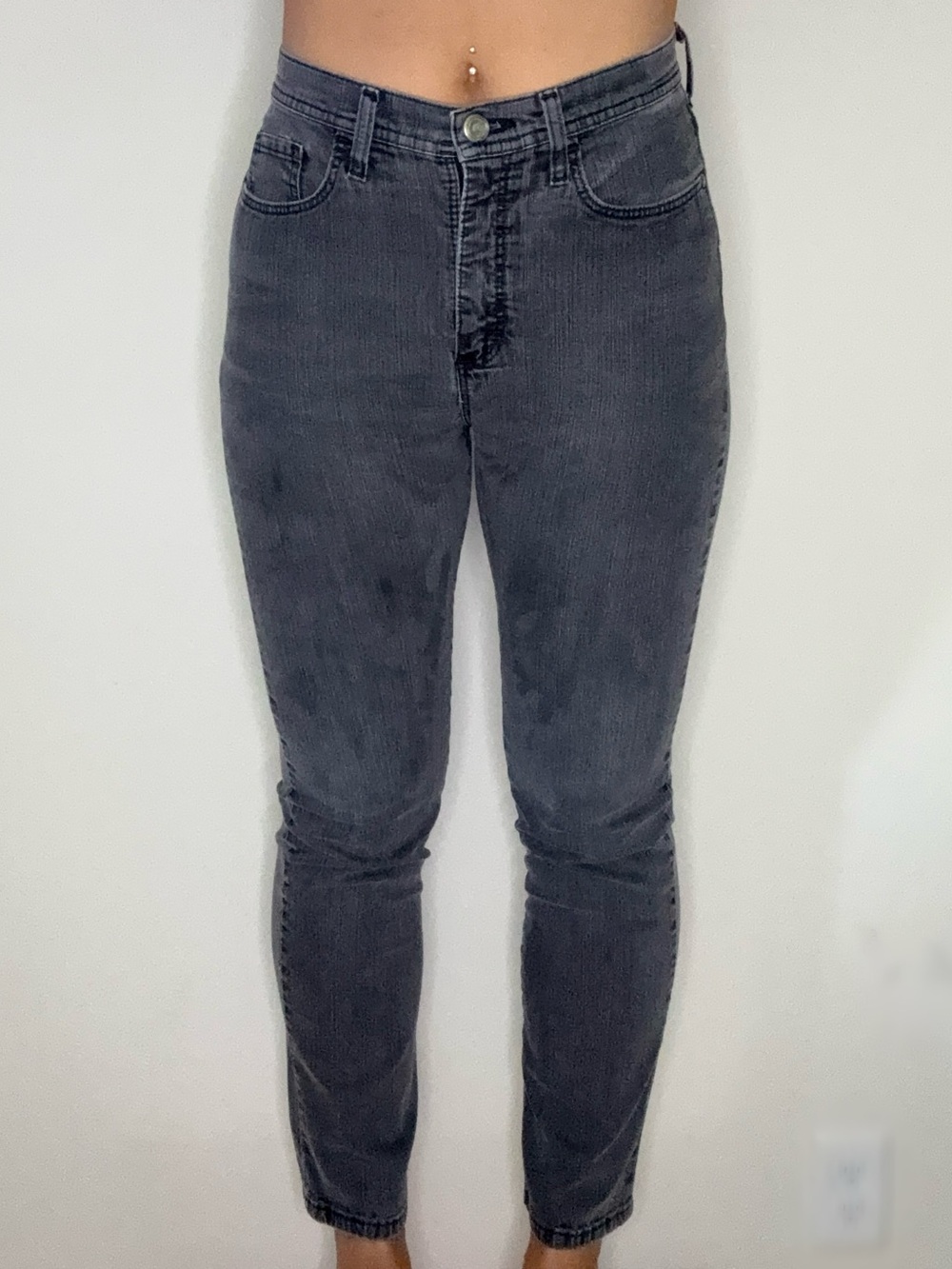 Lee High-Rise Slim Jeans in Washed Black